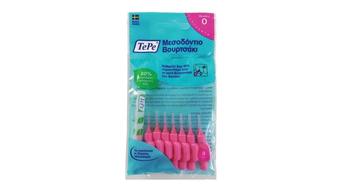Tepe® Interdental Brushes 0.4Mm Iso Size 0 - 8 Pieces