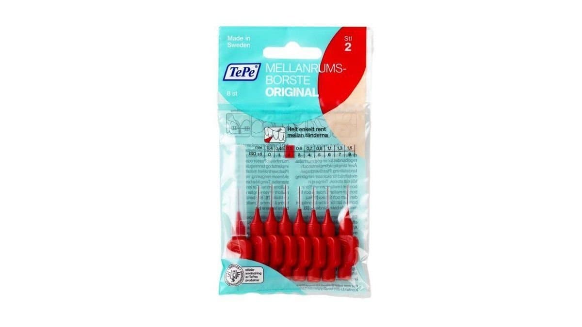 Tepe Interdental Brush Original Red 0.5Mm 8Pcs