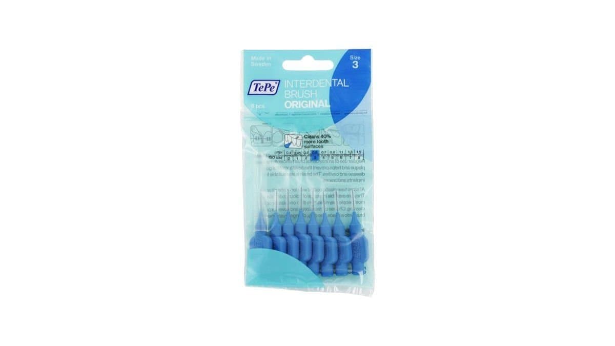 Tepe Original Interdental Brushes Normal 0.6 Mm Blue 8 Pieces