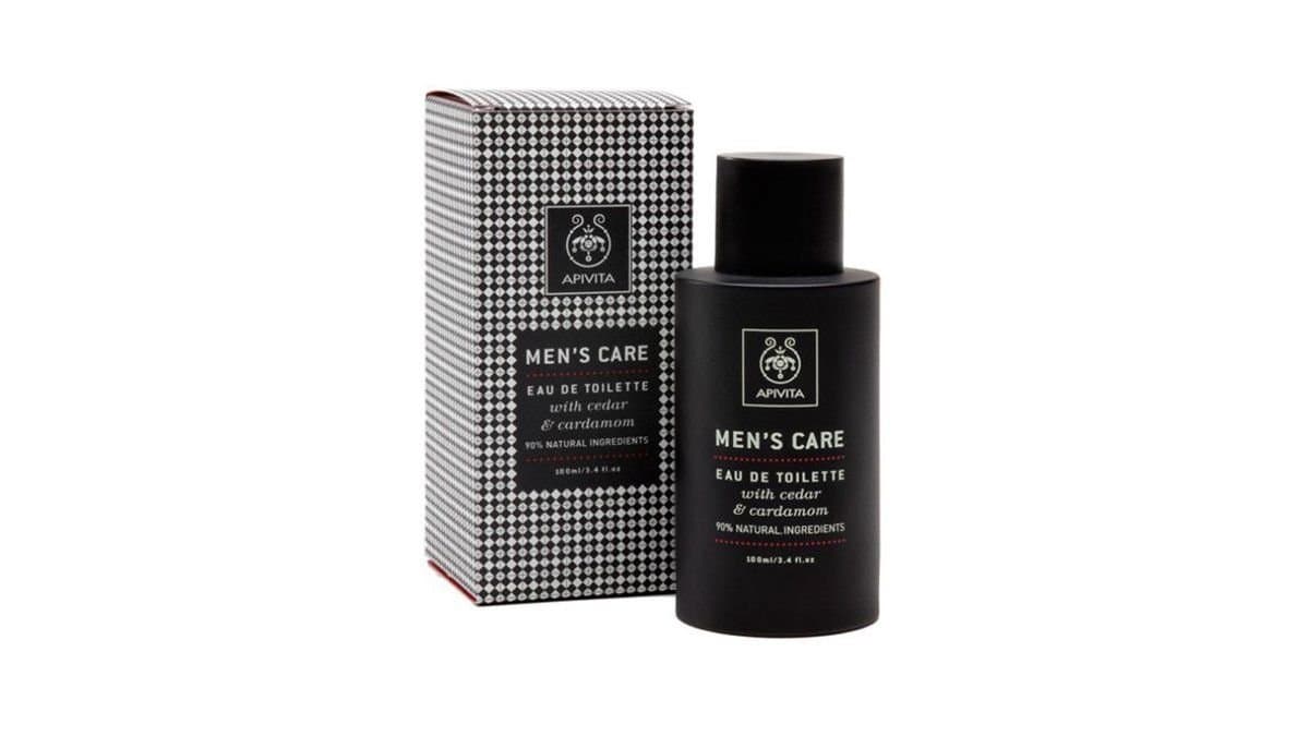 Apivita Men'S Care Eau De Toilette With Cedar & Cardamom, 100ml