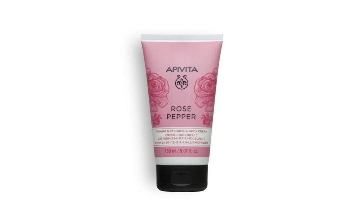 Apivita Rose Pepper Firming &  Reshaping Body Cream  150ml