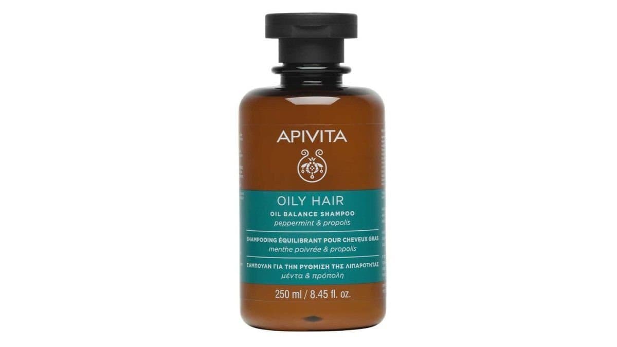 Apivita Oily Hair - Oil Balance Shampoo Peppermint & Propolis 250ml