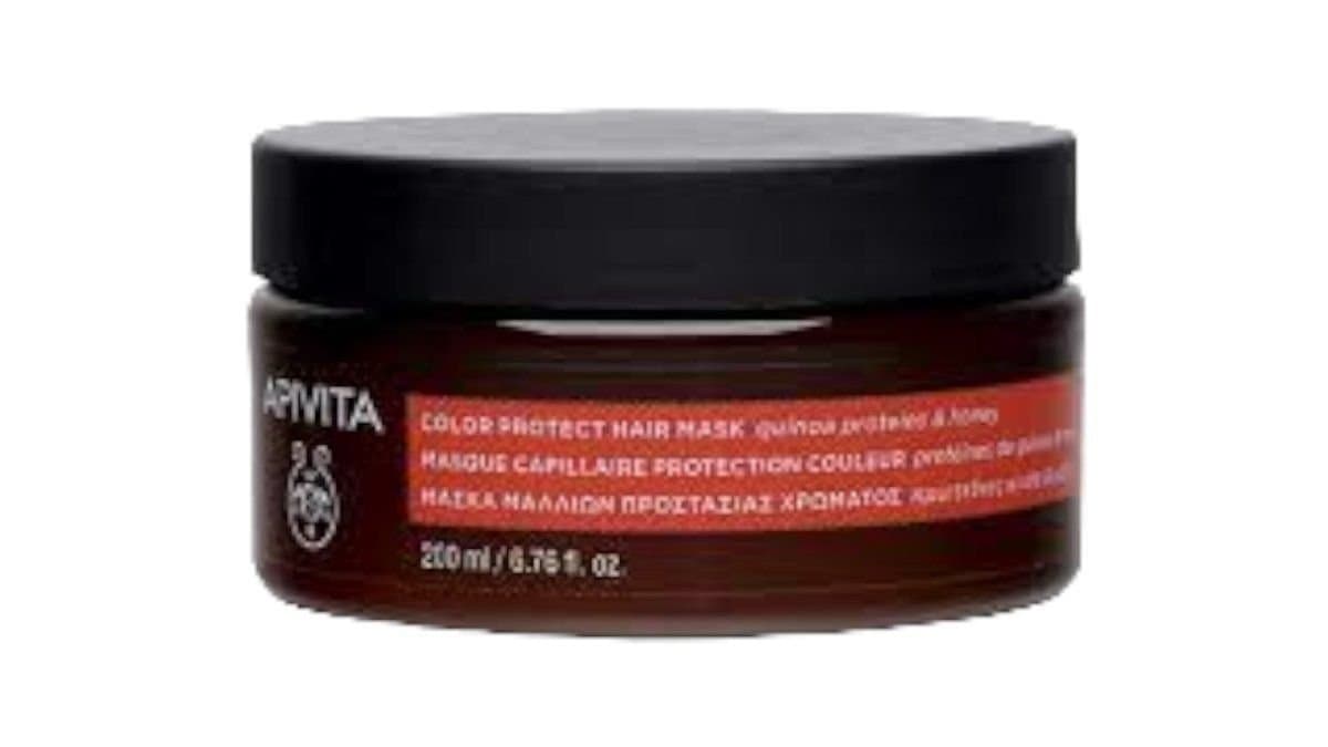 Apivita Color Seal Color Protect Hair Mask With Quinoa Proteins & Honey, 200ml