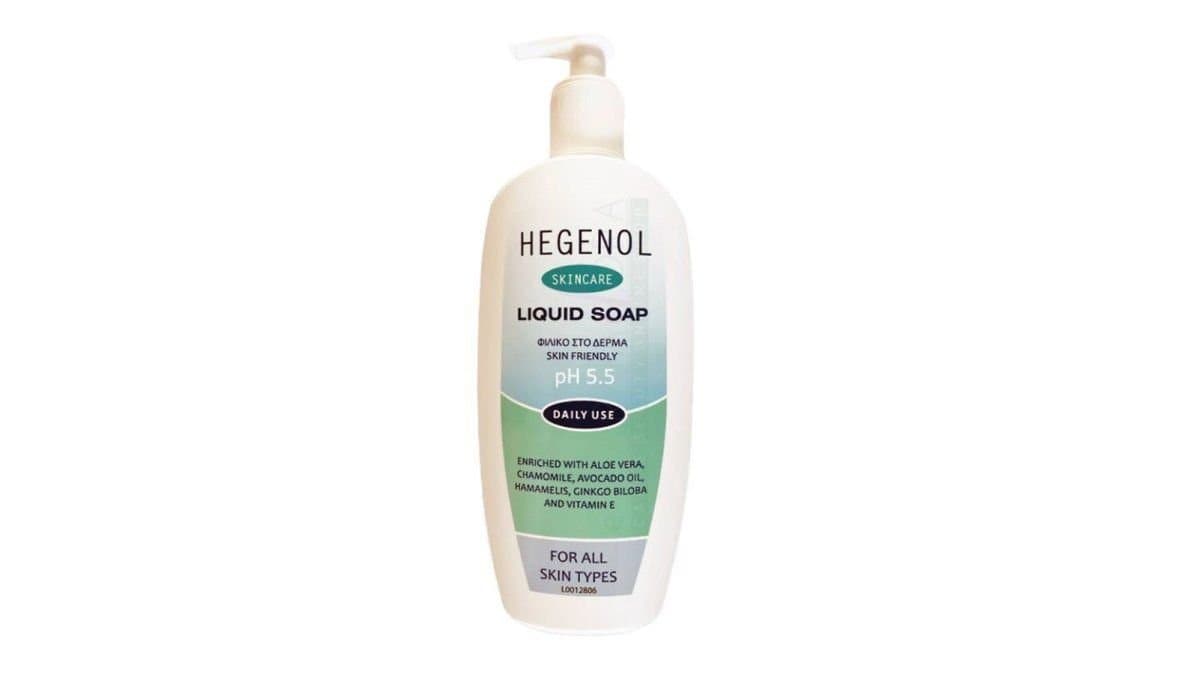 Hegenol Liquid Soap Ph 5.5 For All Skin Types 500ml