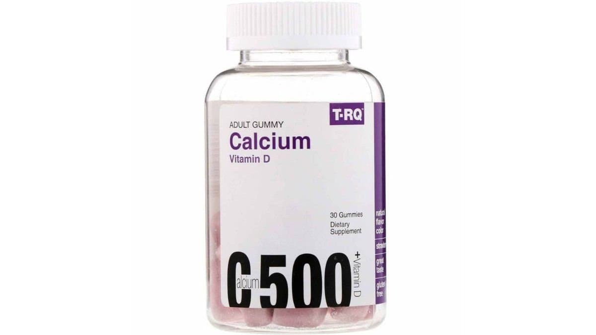 T-RQ Strength Calcium & Vitamin D3 30 Chewable Gummies