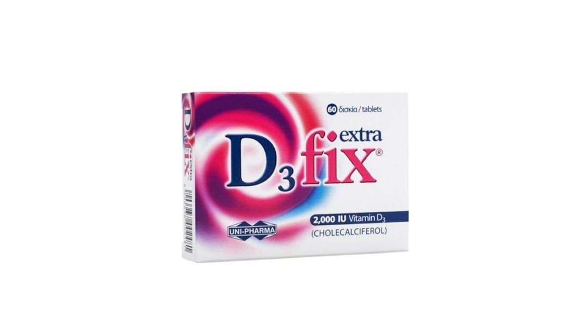 Unipharma D3 Fix Extra (Vitamin D3) 2000Iu 60Tabs