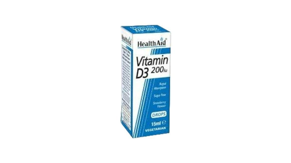 Health Aid Vitamin D3 200IU Drops 15ml