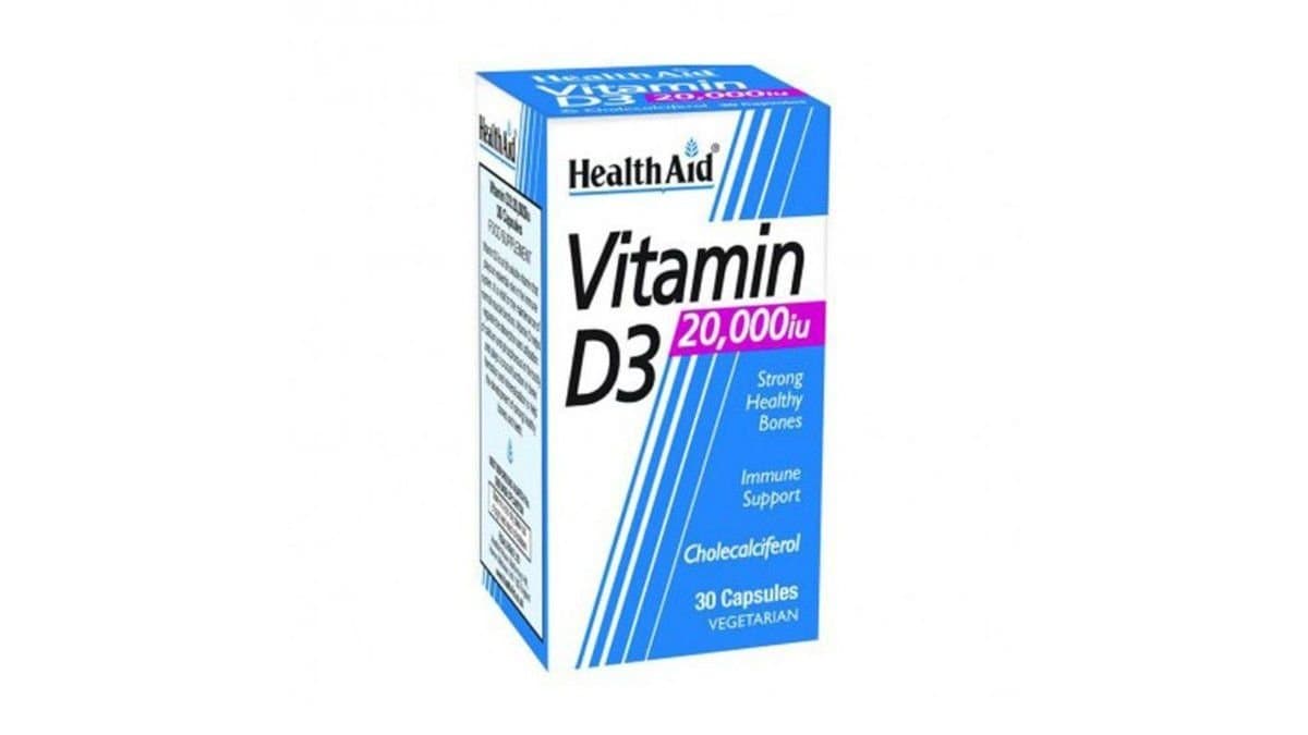 Health Aid Vitamin D3 20000Iu, 30Tabs