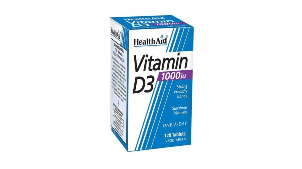Health Aid Vitamin D3 1000Iu, 120Tabs