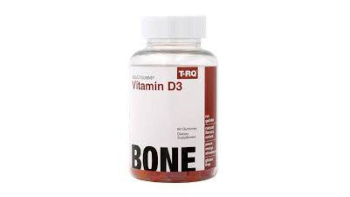 T-RQ Vitamin D3 1000IU 60 Chewable Gummies