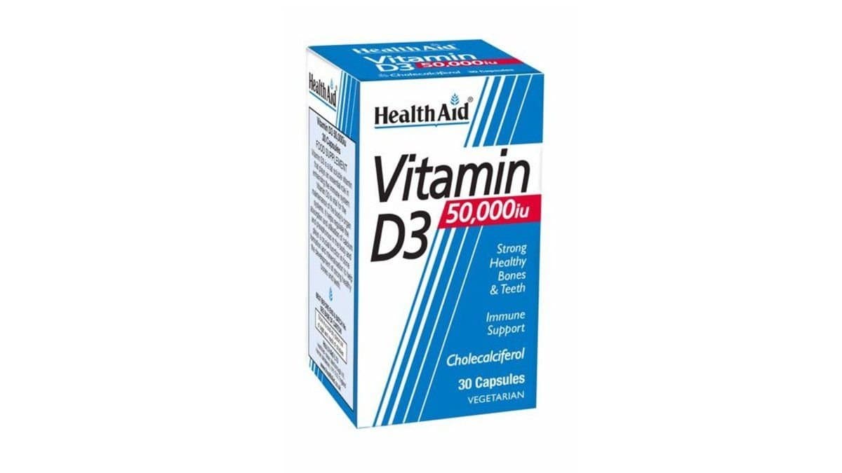 Health Aid Vitamin D3 50000Iu, 30Tabs