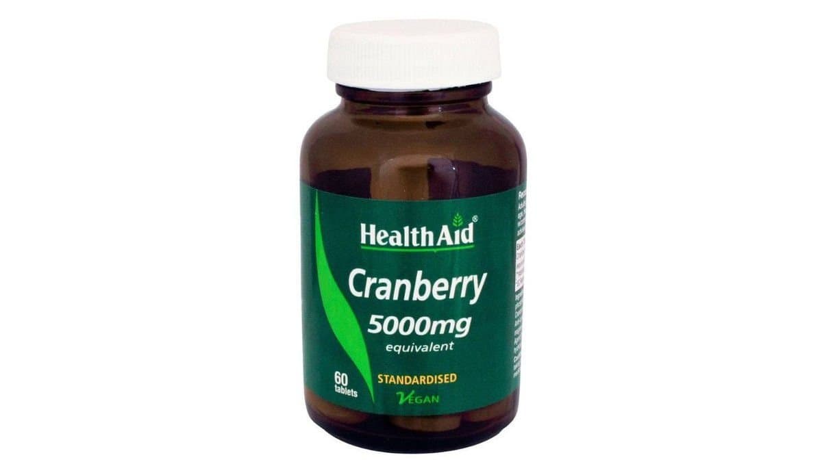 Health Aid Cranberry 5000mg, 60Tabs