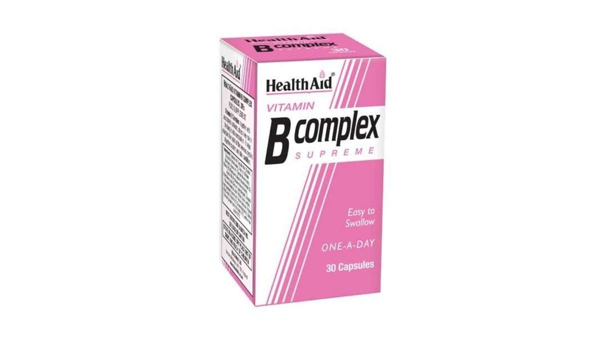 Health Aid Vitamin B Complex Supreme, 30Caps