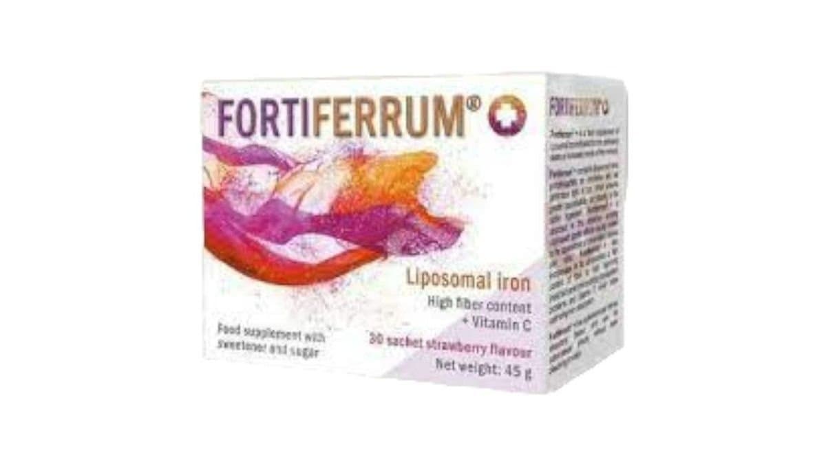 Fortiferrum Plus 45g 30 Sachets Strawberry Flavor