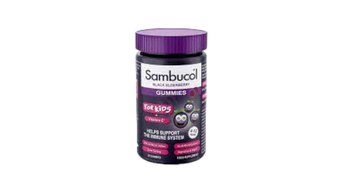 Sambucol Black Elderberry Kids & Vitamin C, 30gummies