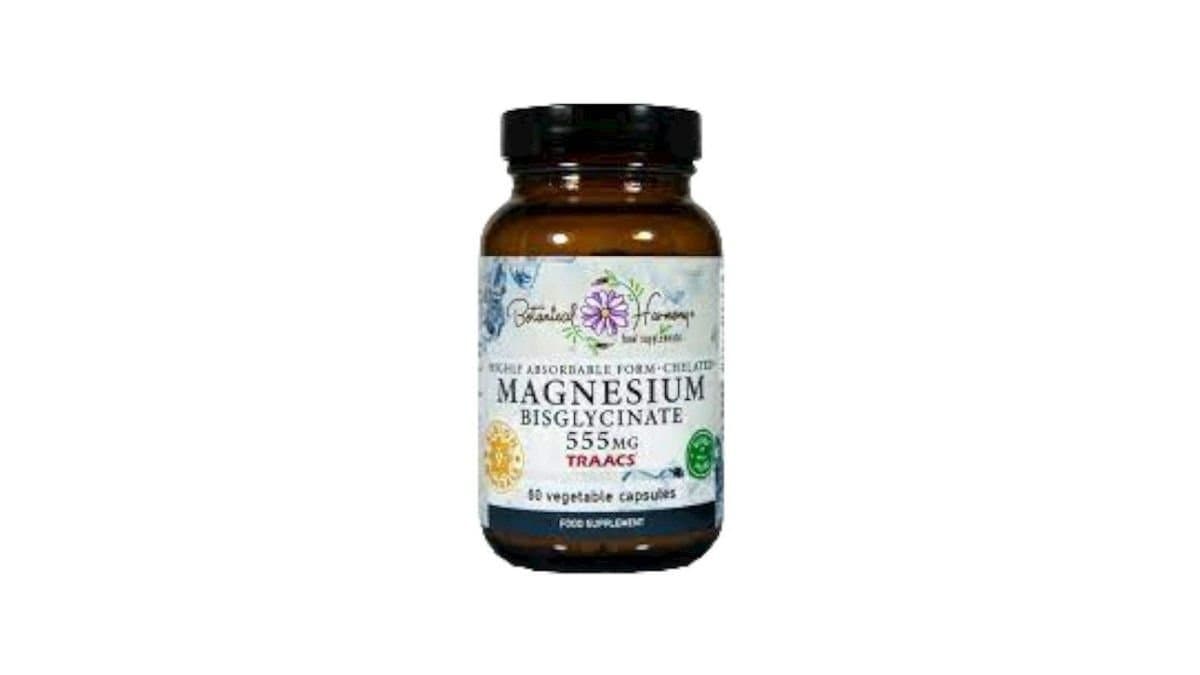 Botanical Harmony – Magnesium Bisglycinate 60 Vegicaps 555mg