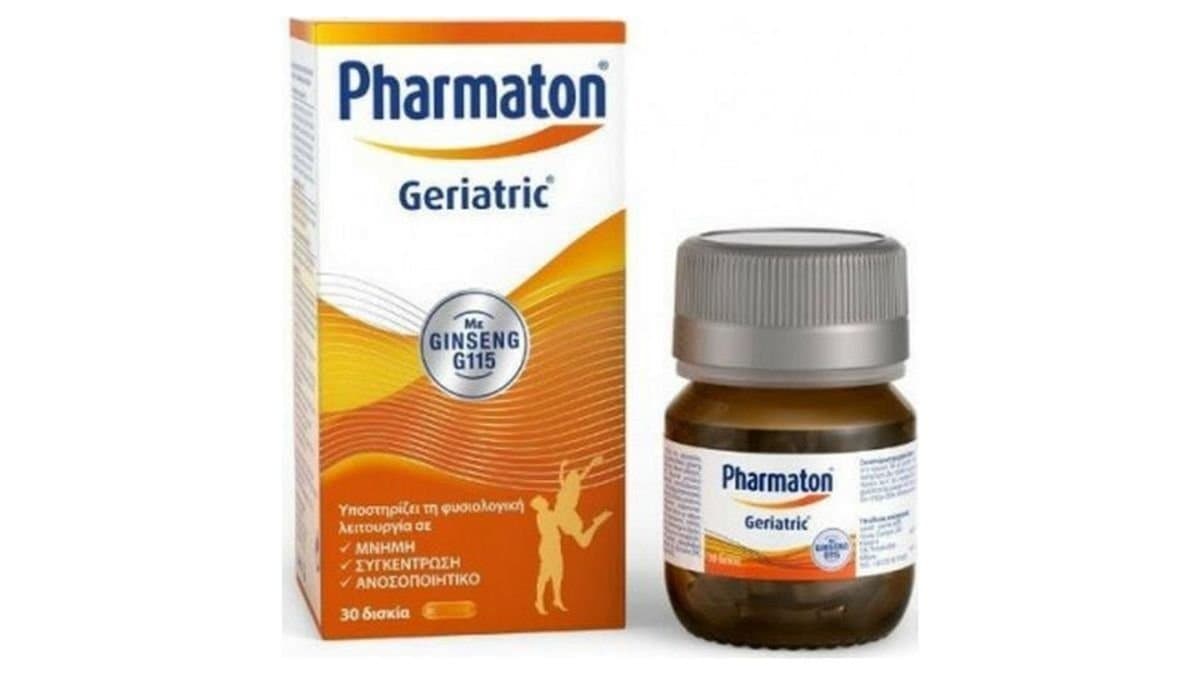 Pharmaton Geriatric With Ginseng G115, 30Tabs