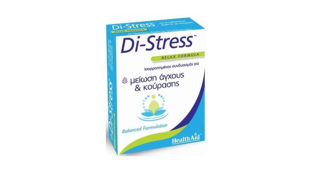 Health Aid Di-Stress Relax Formula, 30Tabs