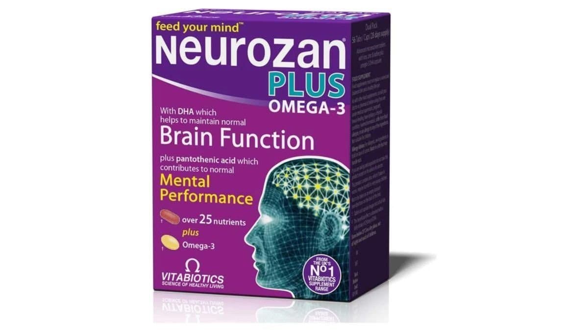 Vitabiotics Neurozan Plus Omega-3, 28Tabs & 28Caps