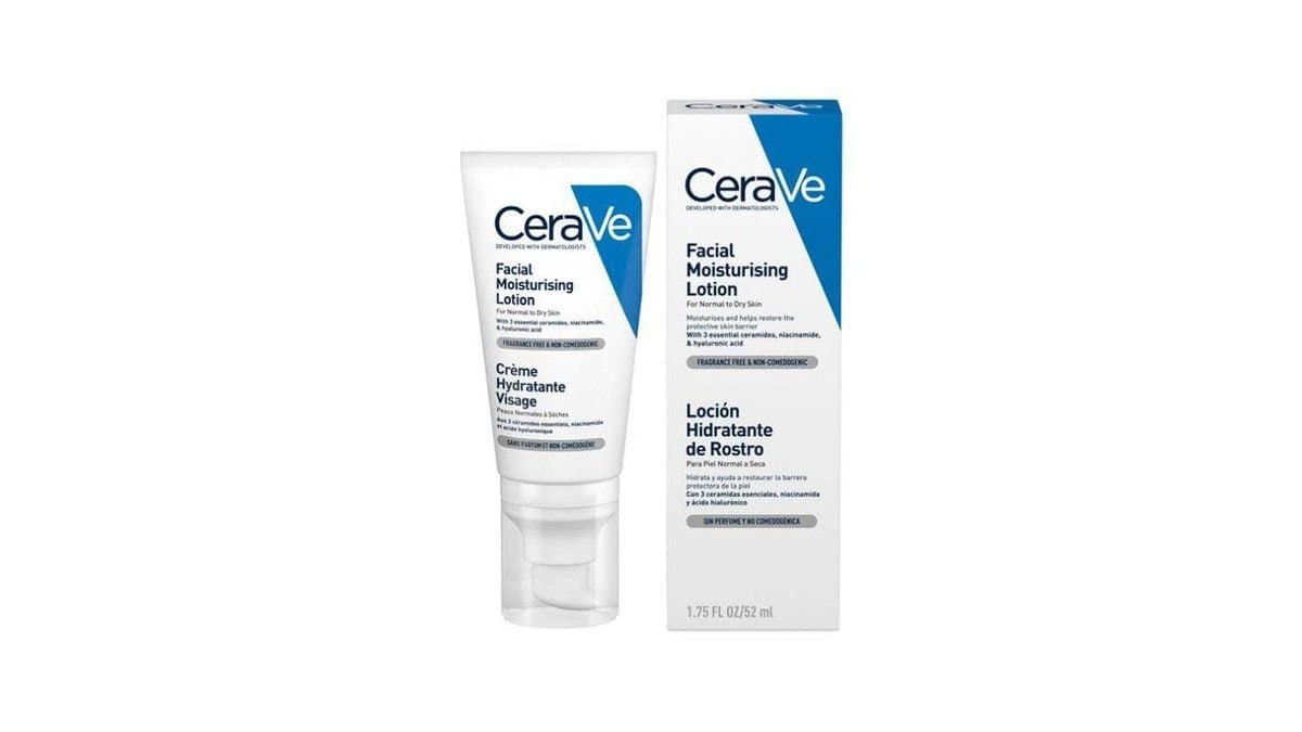 Cerave Facial Moisturizing Lotion For Normal To Dry Skin, 52ml