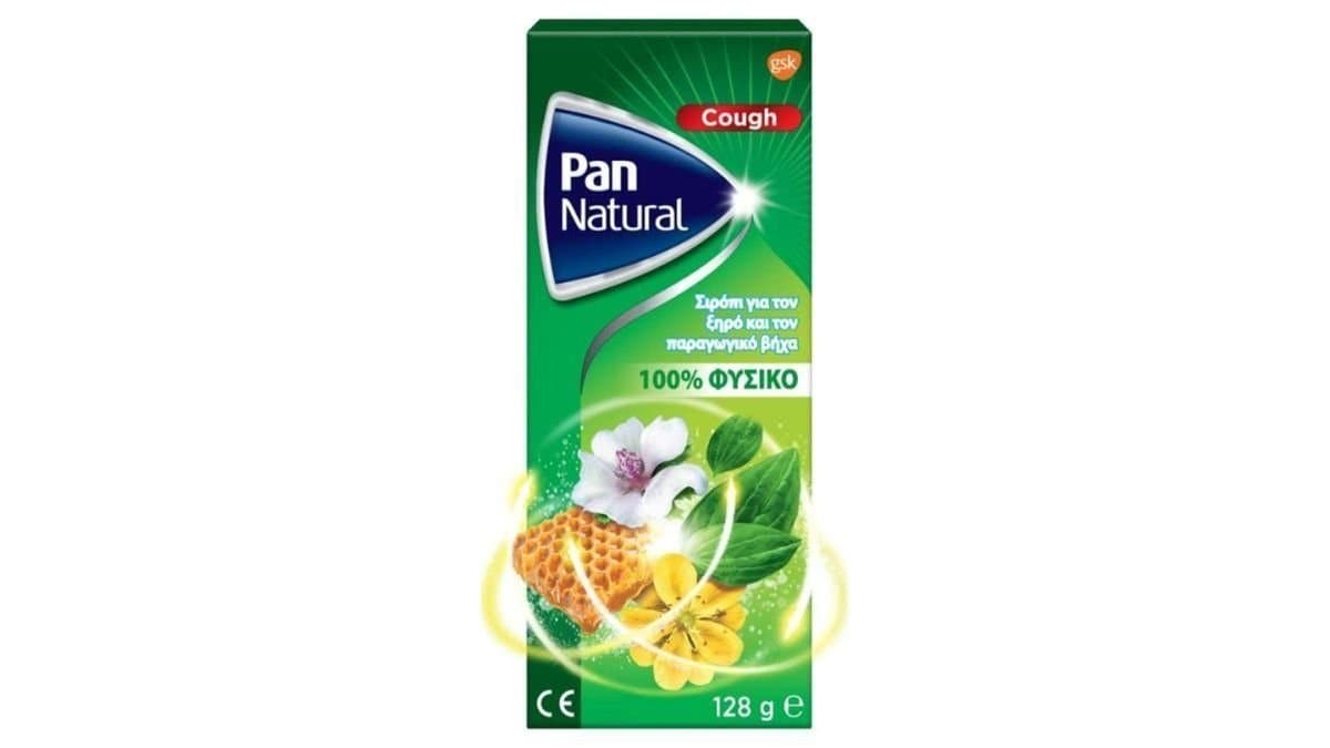 Pan Natural Syrup Dry & Productive Cough, 95ml