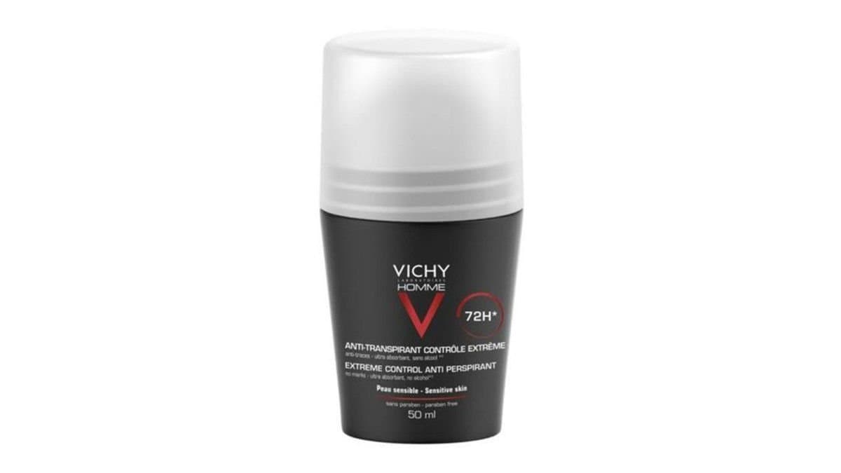 Vichy Homme 72H Extreme Control Anti-Perspirant Roll-On Deodorant, 50ml