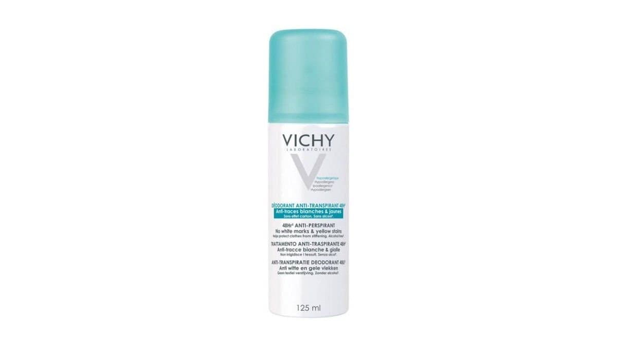Vichy Deodorant 48H Anti-Marks Spray, 125ml