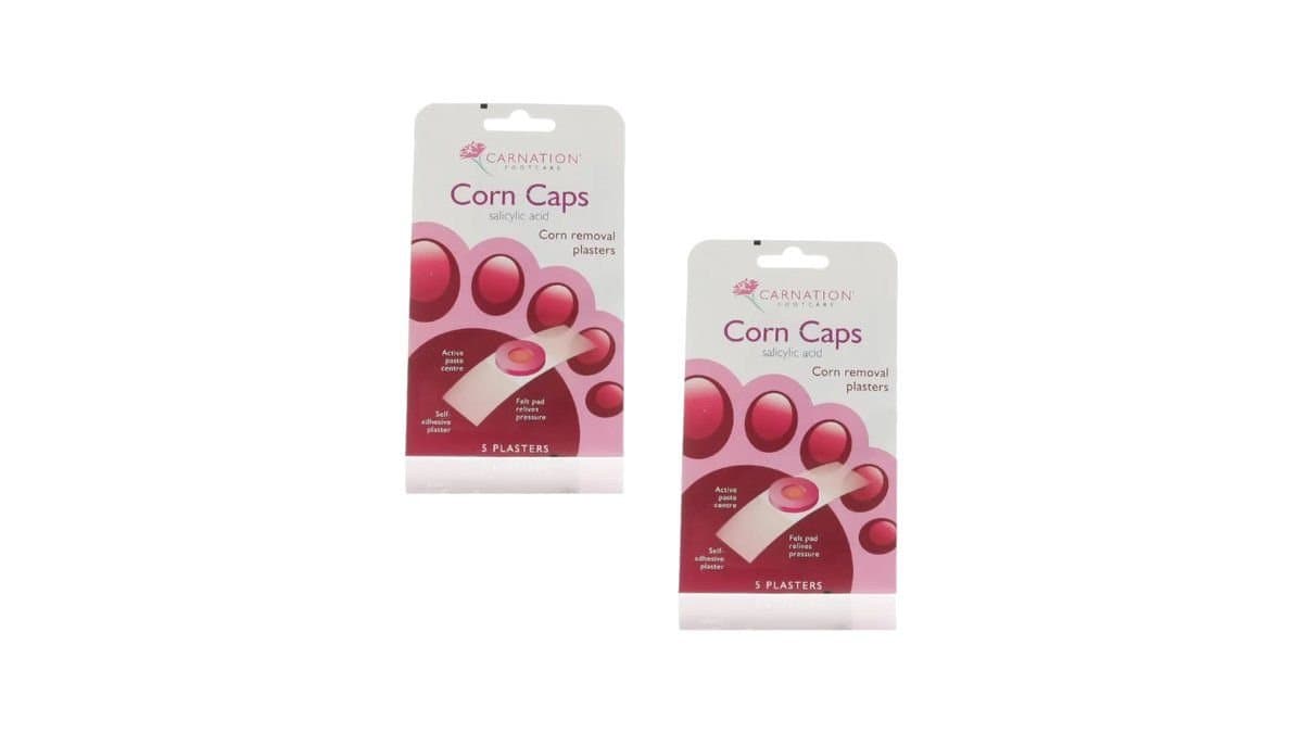 Carnation Footcare Corn Caps Plasters 5pcs