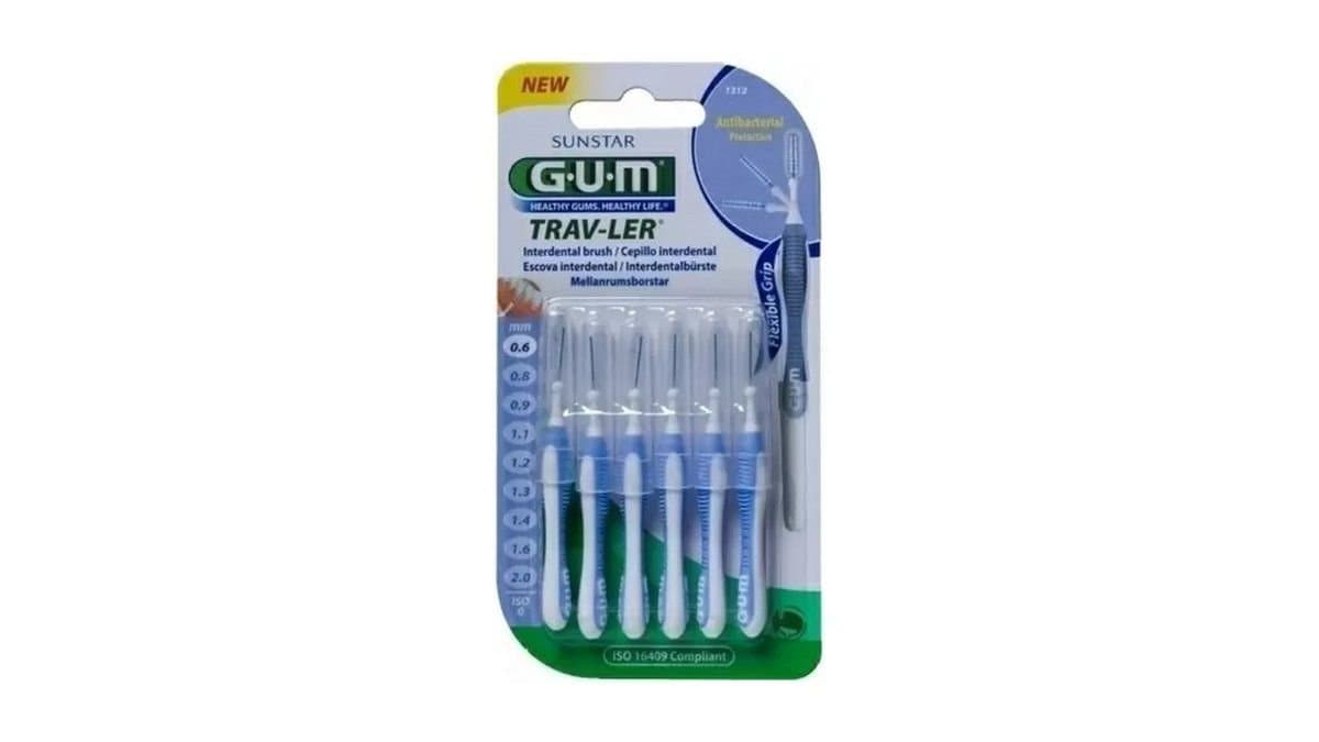 Gum Trav-Ler Interdental Brushes X4