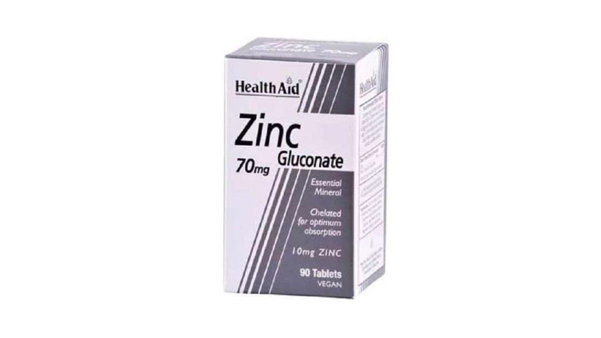 Health Aid Zinc Gluconate 70Mg  90 Tablets