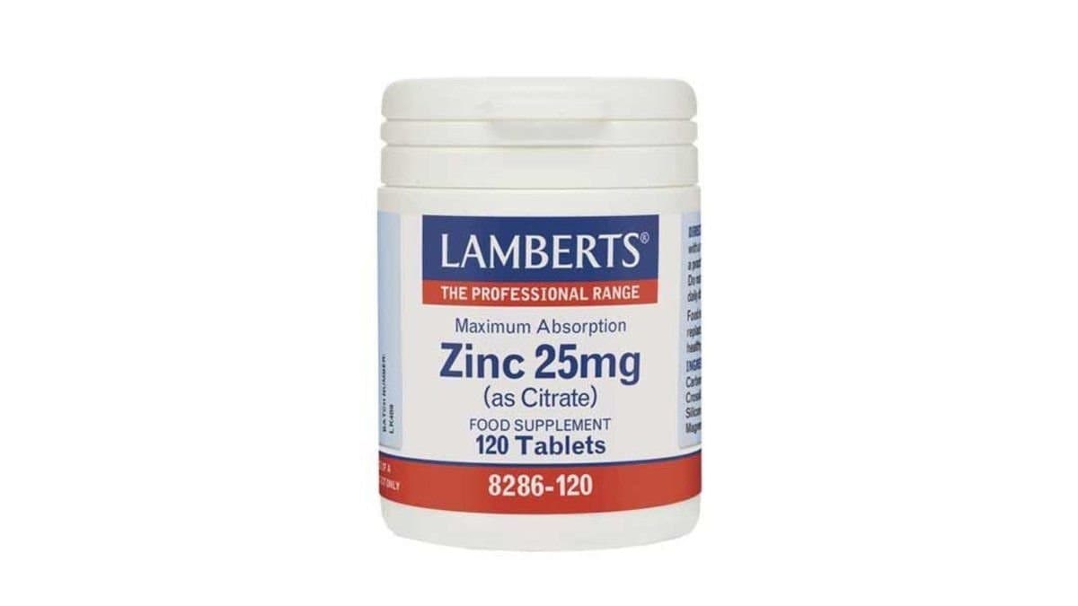Lamberts Zinc 25mg 120Tabs