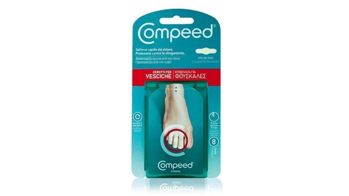Compeed Blister On Toes Plasters 8pcs 1.7 x 5.1cm