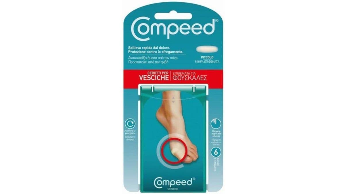 Compeed Blister Small Plasters 6pcs 2.0 x 6.0cm