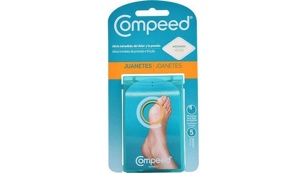 Compeed Bunion Plasters Medium 5pcs 4.7 x 6.8cm