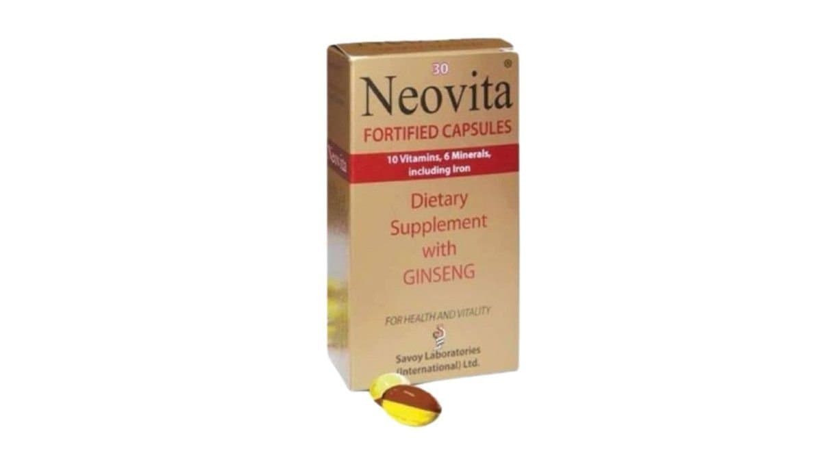 Neovita Fortified Capsules With Ginseng, 30Caps