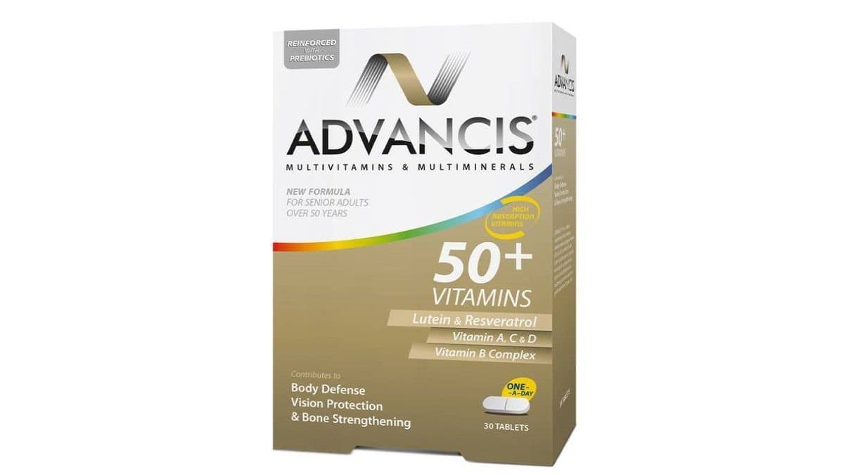 Advancis 50+ Vitamins Tablets, 30Tablets