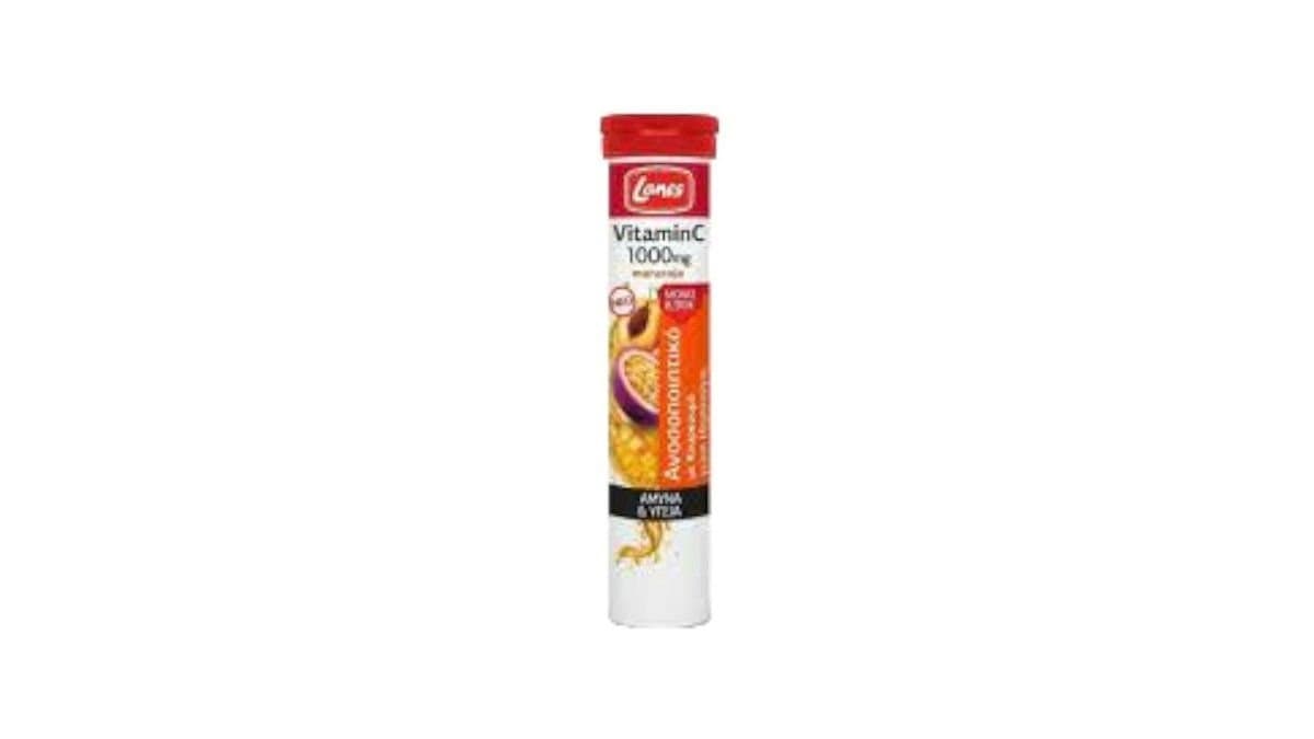Lanes Vit C 1000mg + Maracuja Eff. Tabs 20