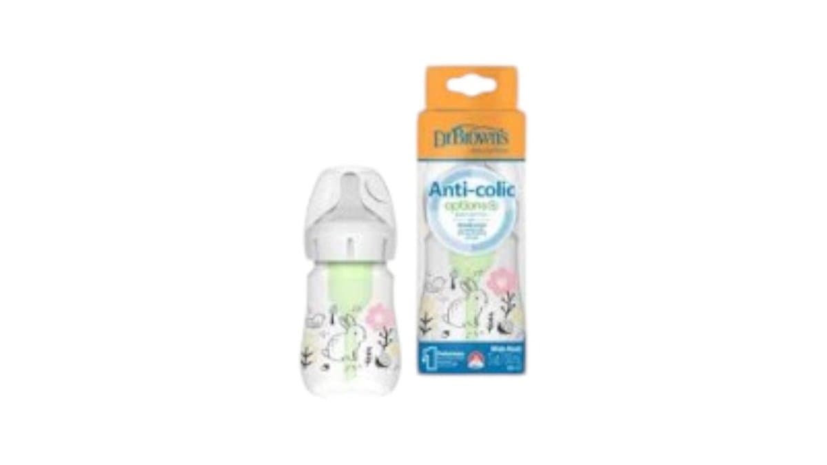 Dr. Brown's Anti-Colic Options+ Wide-Neck Bunny Girl 0m+ Bottle 150ml
