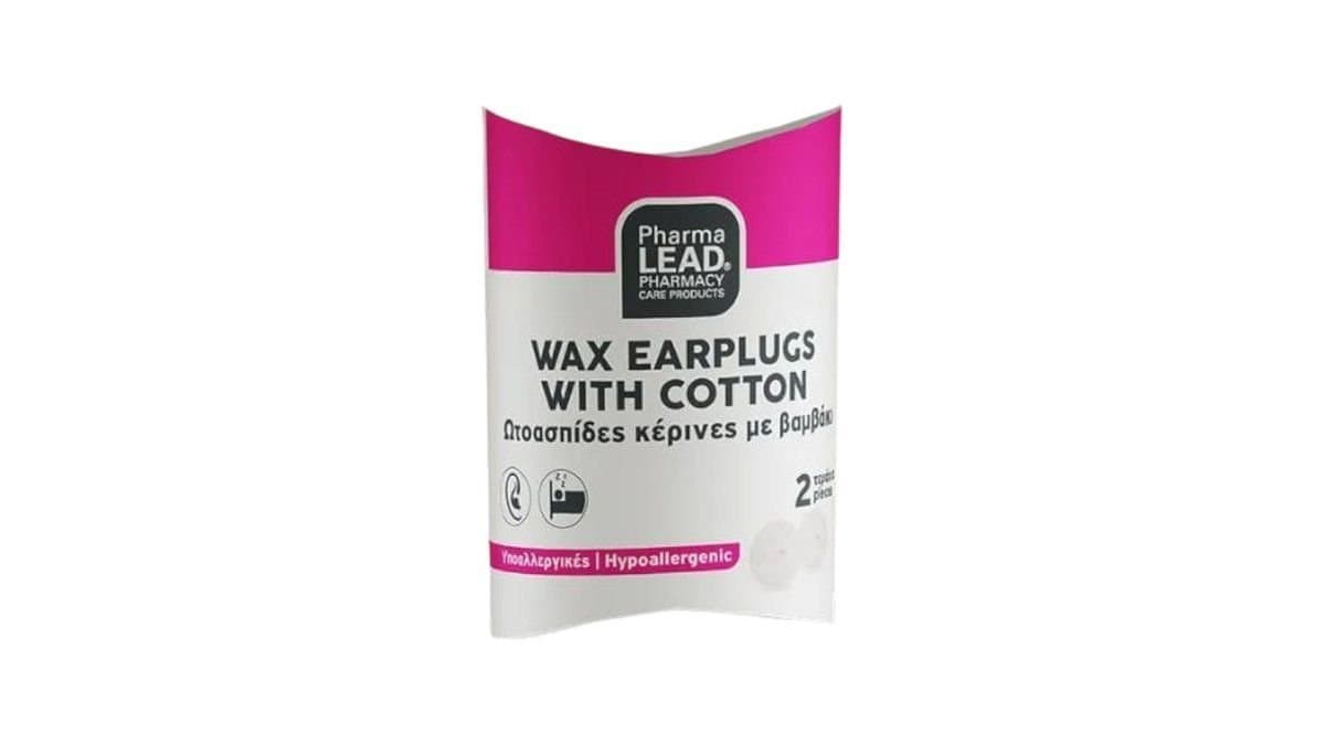 Pharmalead Wax W/cotton Wool Ear Plugs 2
