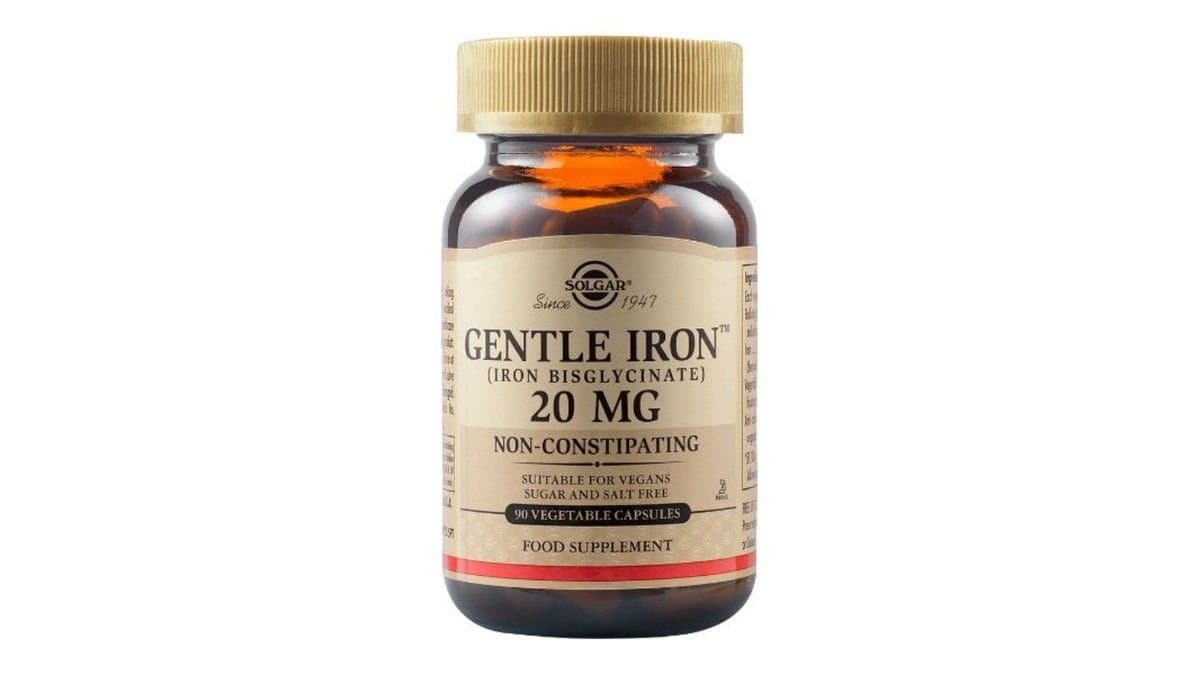 Solgar Gentle Iron Bisglycinate 20mg 90Caps