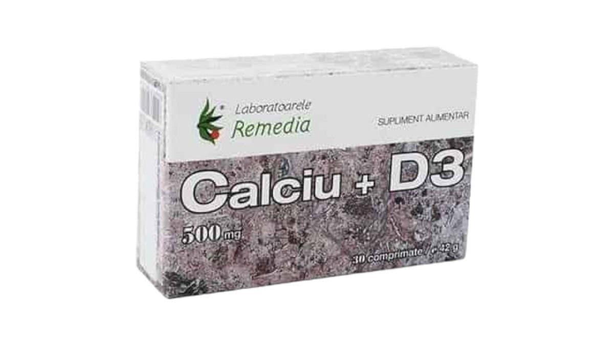 Remedia Calciu + D3 Tabs X60