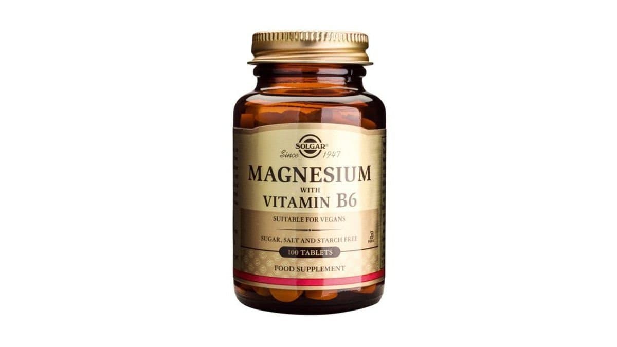 Solgar Magnesium With Vitamin B6 100Tabs