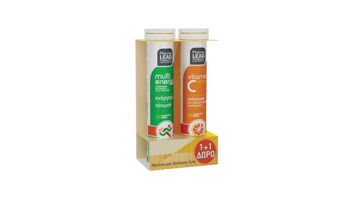 Pharmalead Multi Energy Lime (+vit C 1000mg) Ef 2x20
