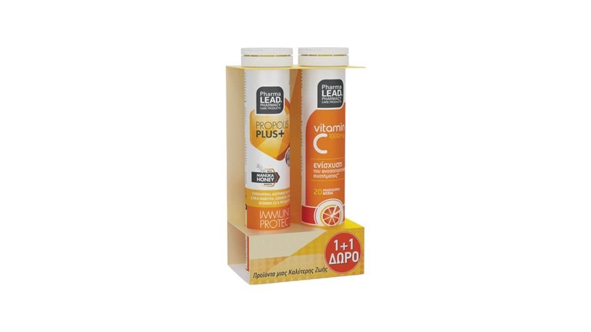 Pharmalead Propolis Plus+immune Protect Lemon(+vitc 1000mg) Ef 2x20
