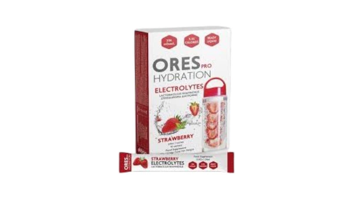 Ores Pro Hydration Electrolytes 10 Sachets Strawberry