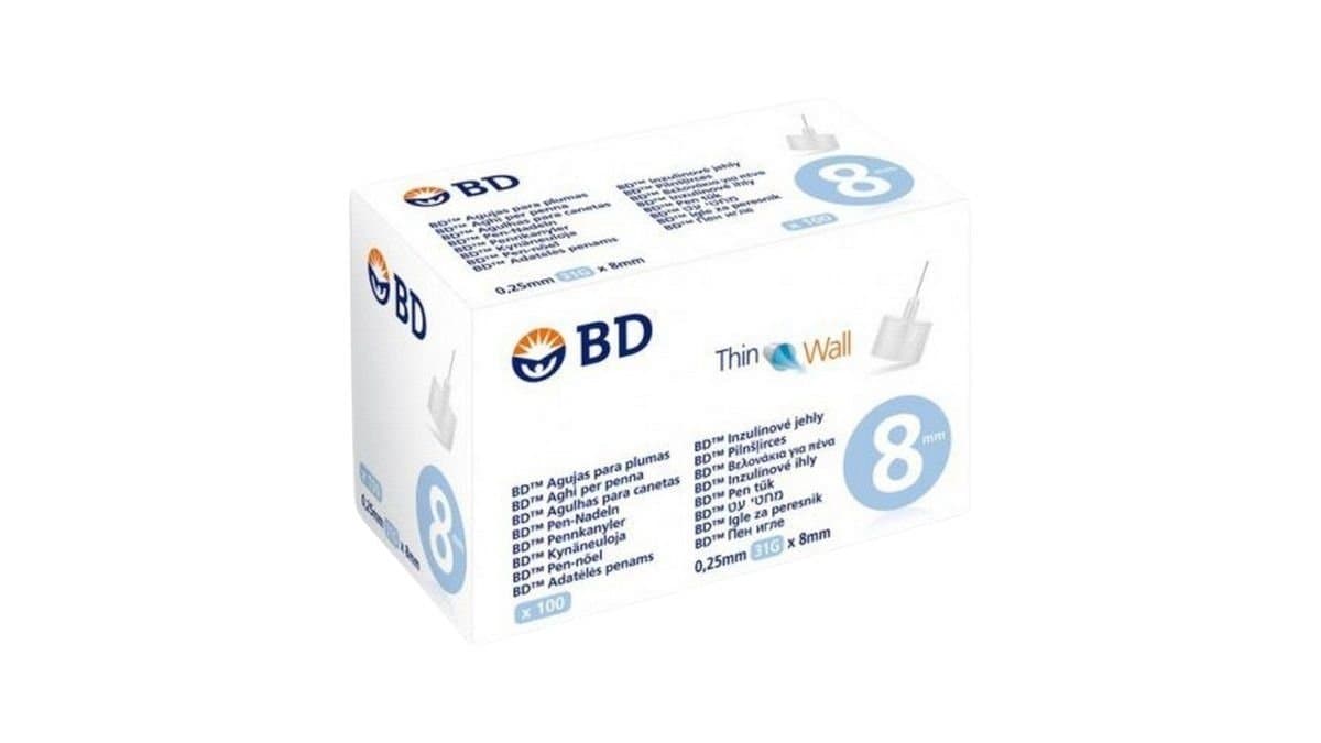 BD Pen Needles 31G x 8mm 100pcs