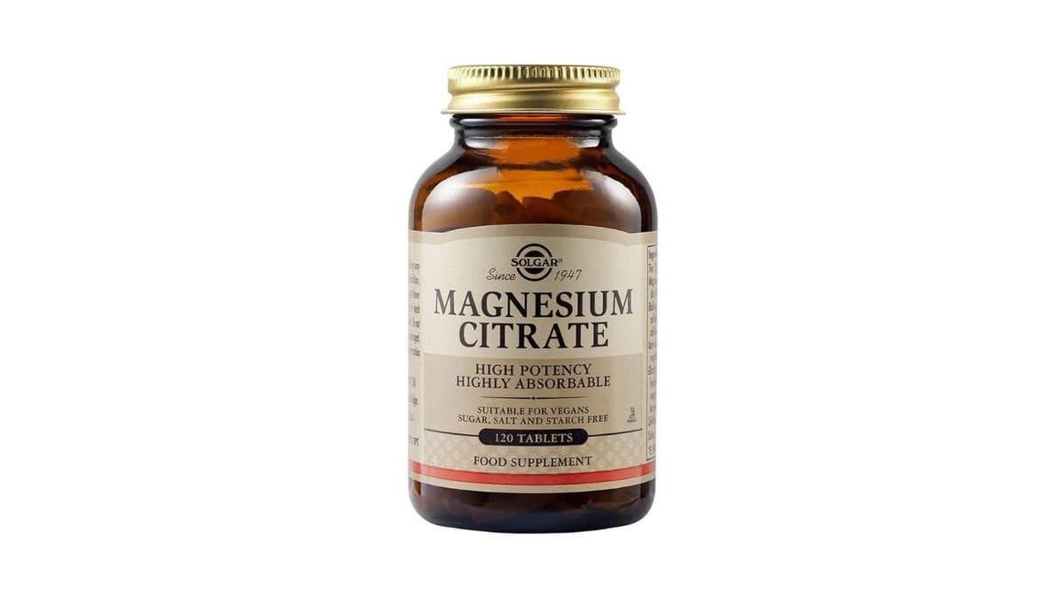 Solgar Magnesium Citrate 120Tabs