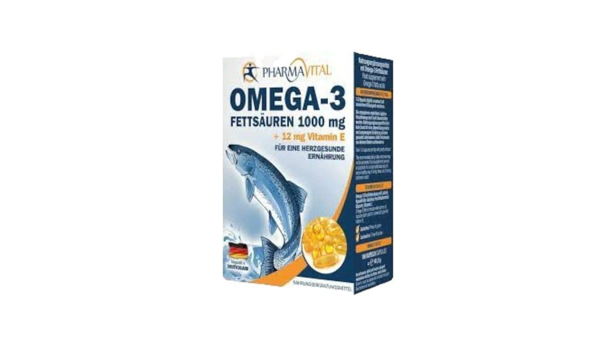 Pharmavital Omega - 3 1000mg & Vitamin E 12mg 100 Capsules
