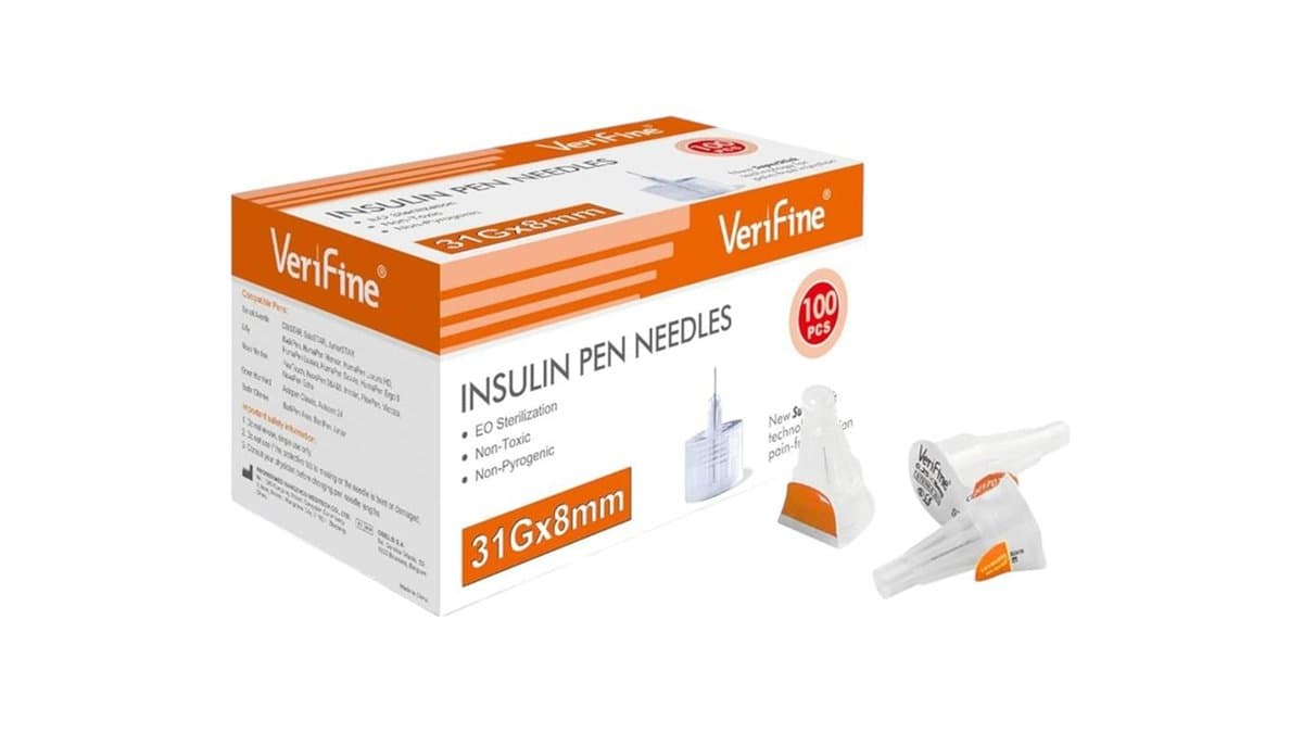 Verifine Pen  Needles  31G x 8mm 100pcs