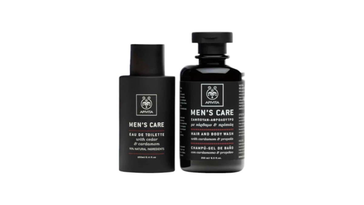 Apivita Set "Boys Boys Boys" Men's Care Eau De Toilette 100ml & FREE Men's Hair & Body Wash 250ml